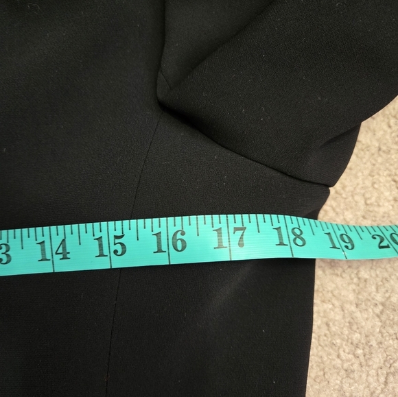 ALBERT NIPON Vintage Designer Black Blazer With Beaded Sleeves. Size 12 - Picture 10 of 11